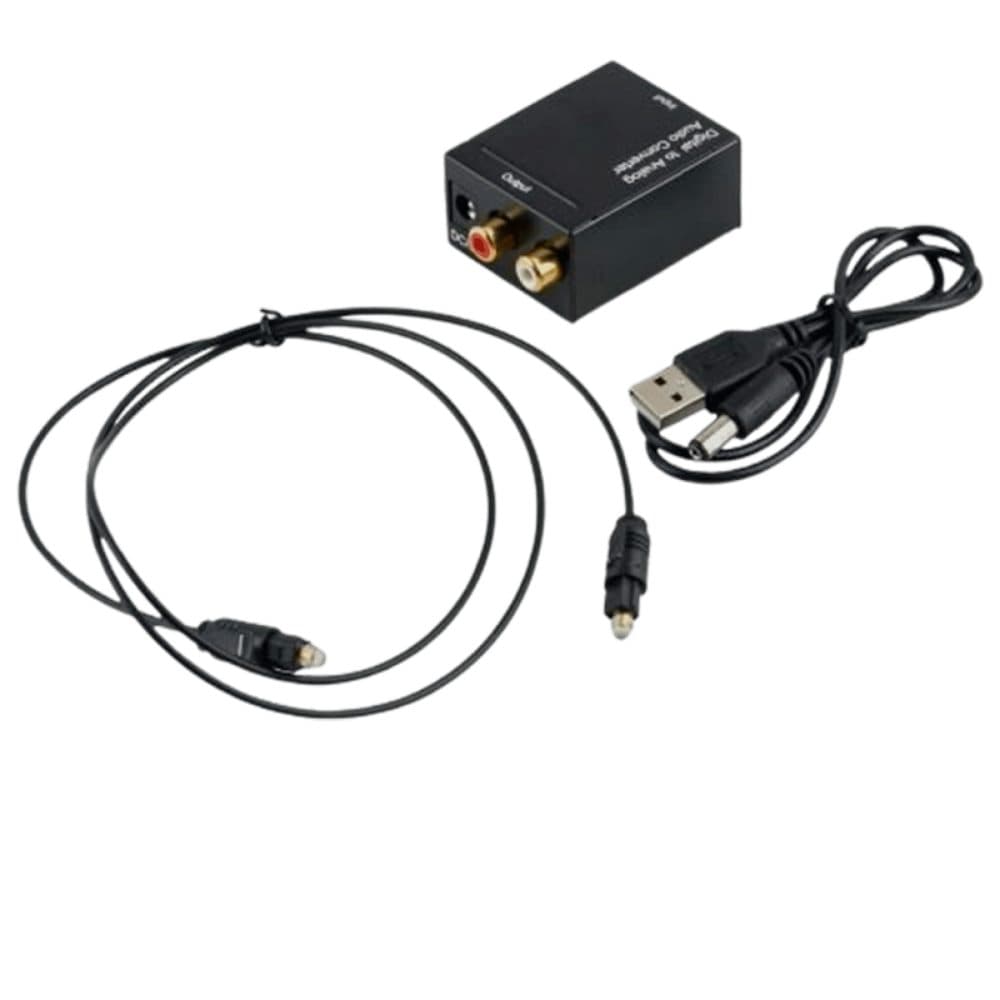 Adaptador Audio Converter Optico Dig Analogico