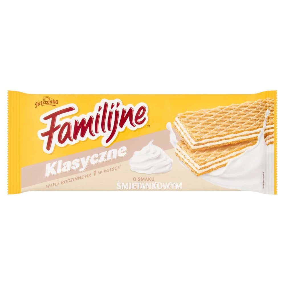Biscoito Wafer Jutrzenka Familijne Smietankowym