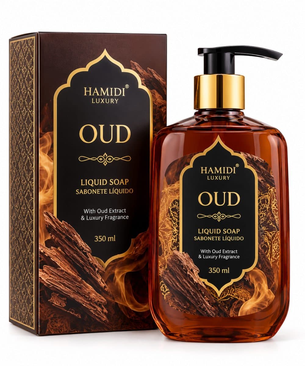 Sabonete Liquido Hamidi Luxury Oud 350ML