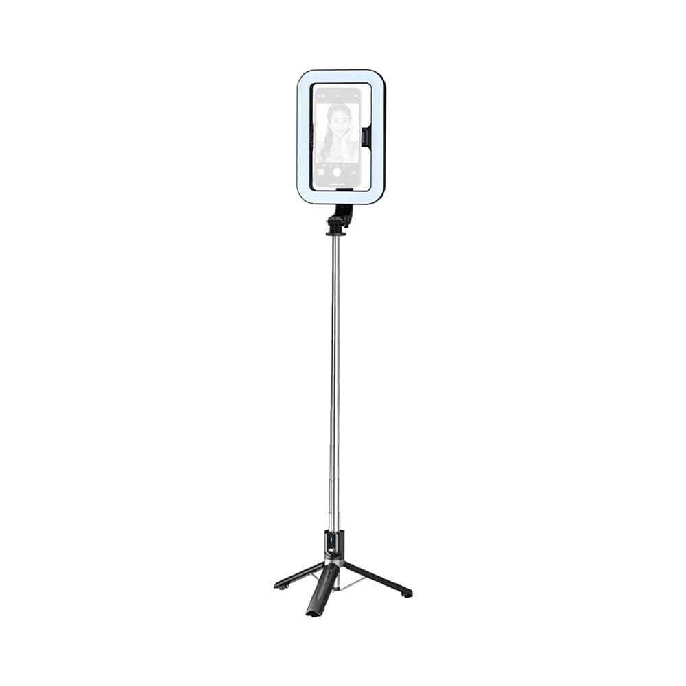 Bastao De Selfie Mzp 308 Tomate Luz LED