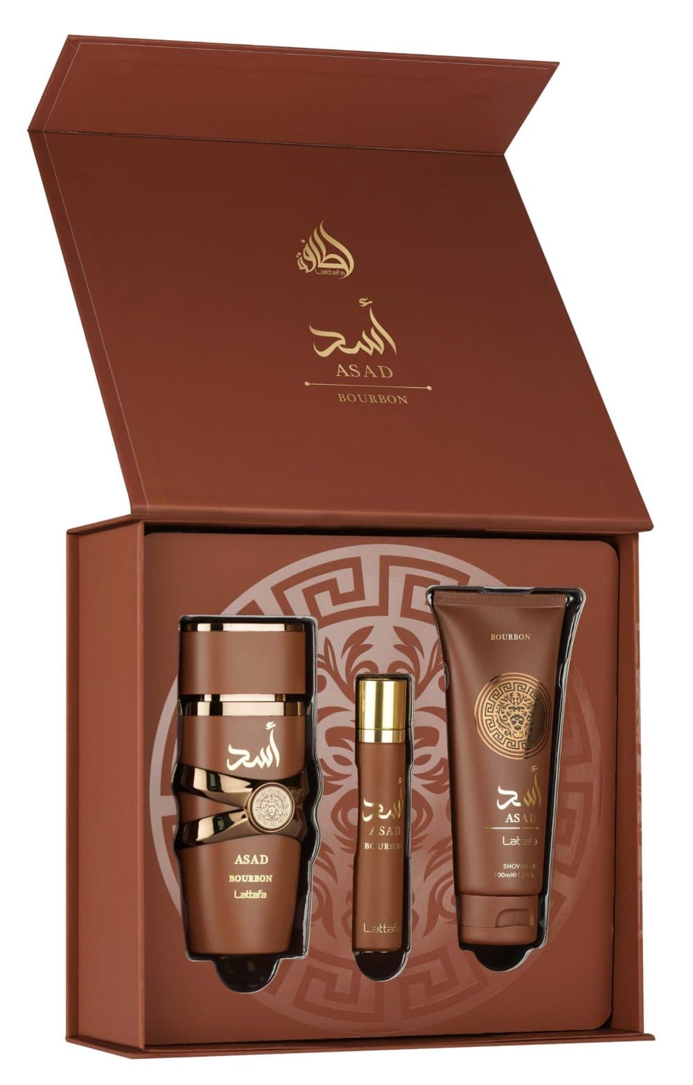 Lattafa Kit Asad Bourbon Shower 100ML EDP