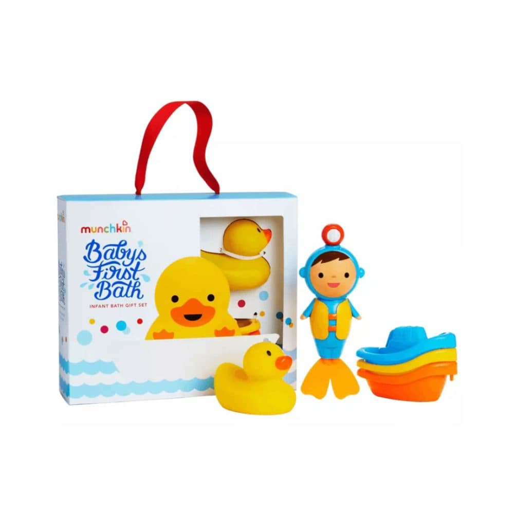 Set De Regalo De Juguetes De Bano Baby First Bath
