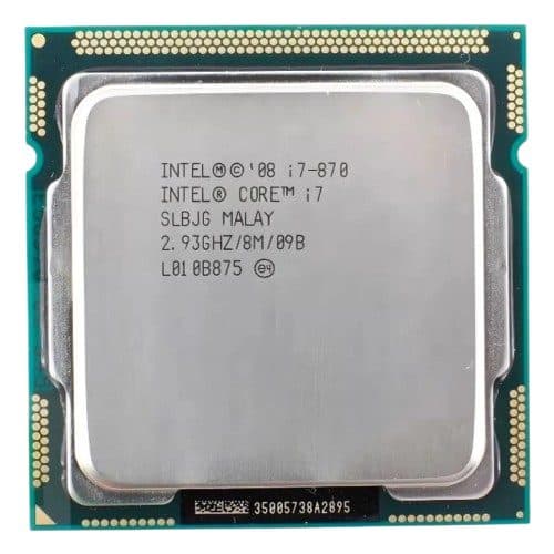 Intel Cpu Core I7 870 Caixa Cooler