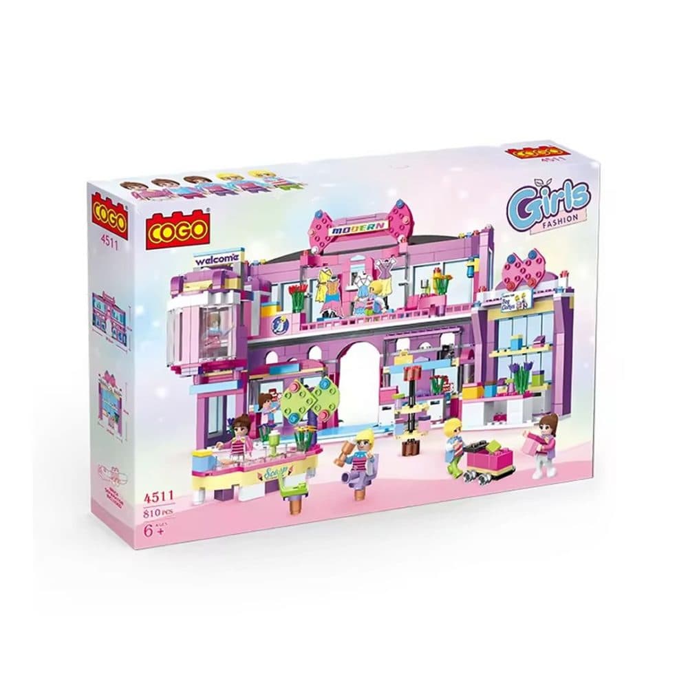 Bloques De Construccion Cogo Educativos Ensamblar Girl Series 810 Piezas