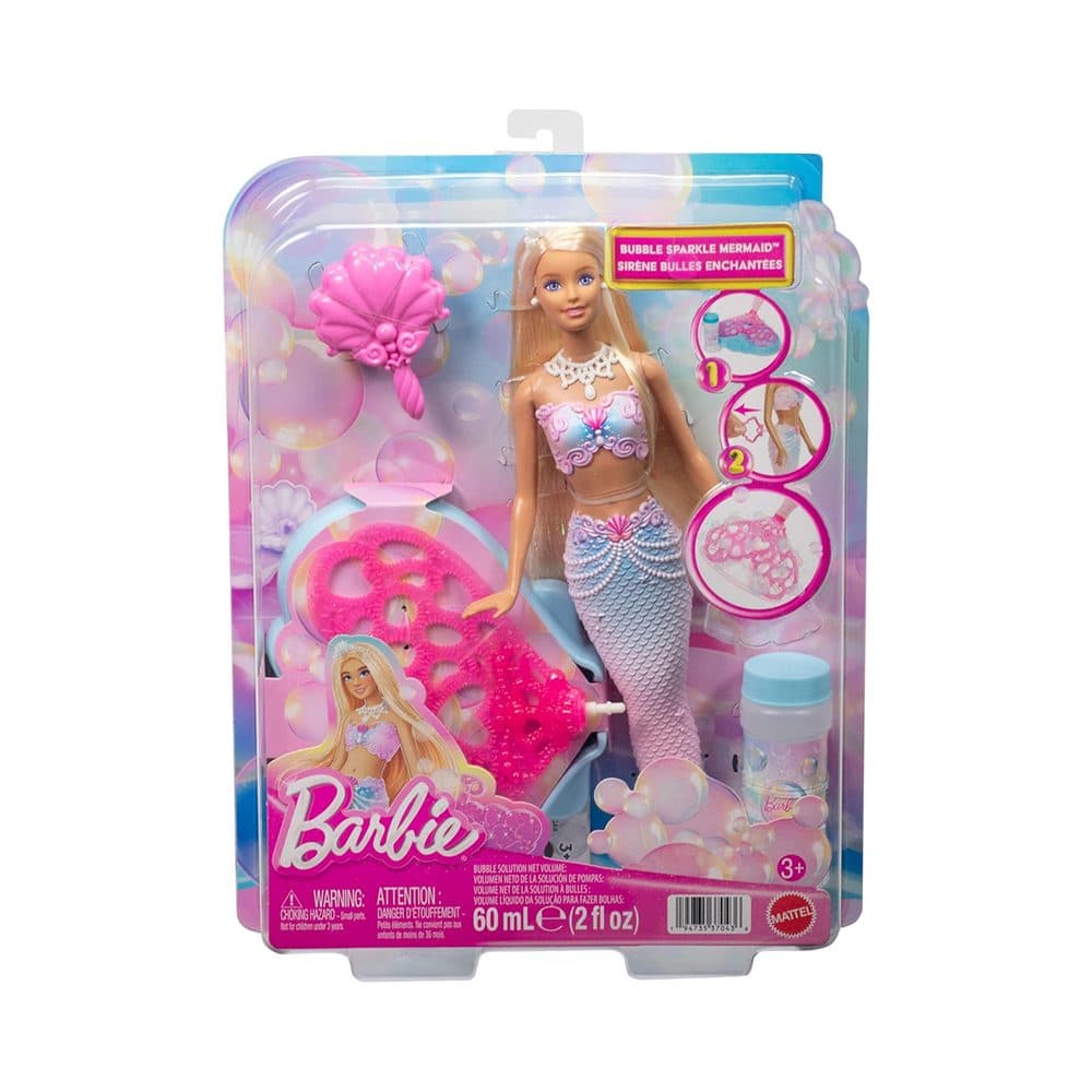 Boneca Mattel Barbie Sirena Burbujas Brillantes