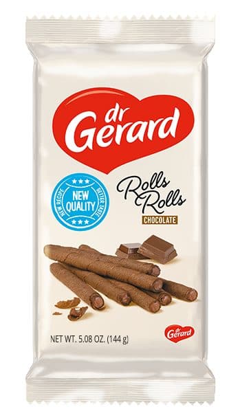 Chocolate Dr Gerard Rools Rolls Chocolate 114G