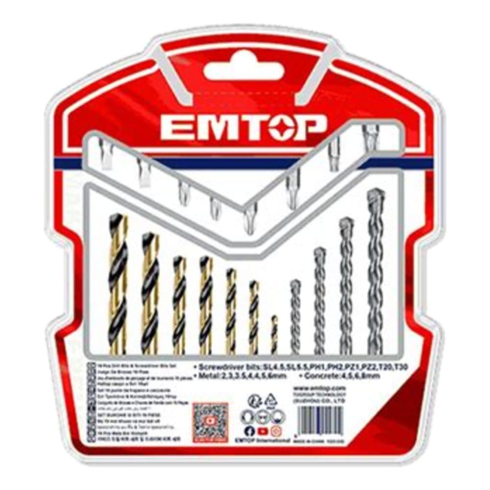Kit Brocas Emtop Os Punteira