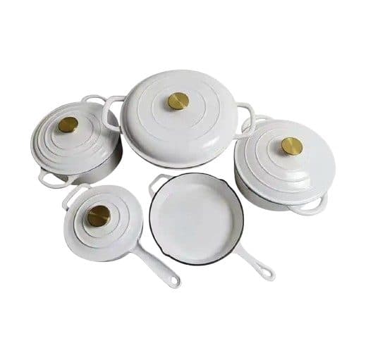 Jogo De Panela Cast Iron Cookware 6PCS