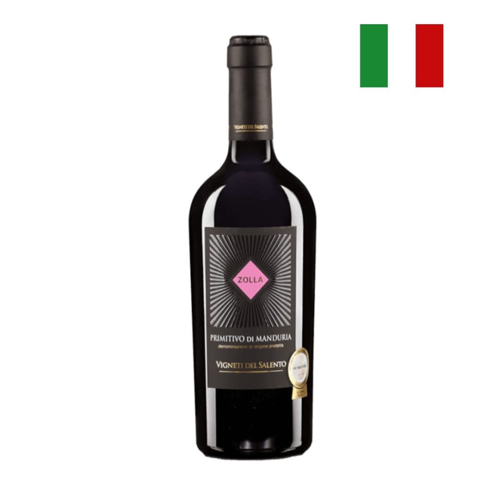 Vino Italiano Tinto Primitivo Di Manduria Zolla 750ML