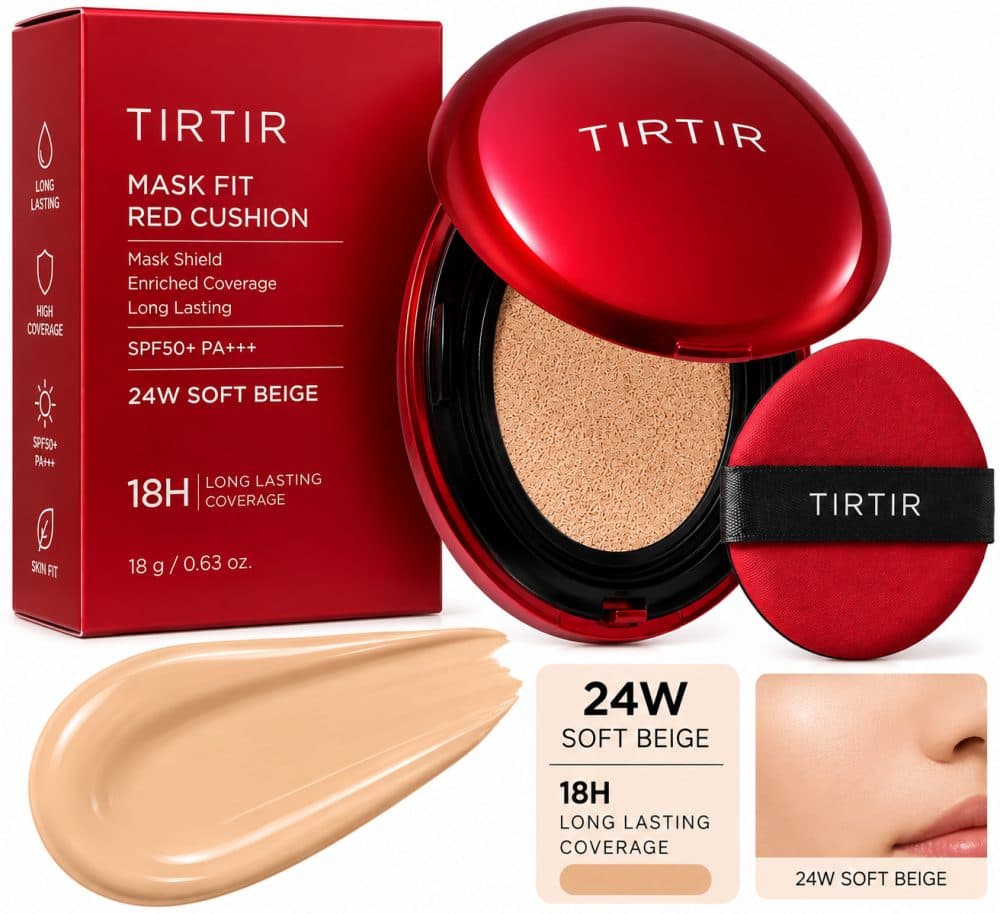 Base Facial Tirtir Red Cushion Mask Fit Soft Beige 18G
