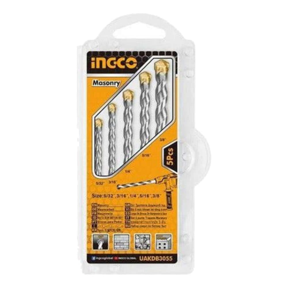 Kit Broca Ingco 5PCS Concreto
