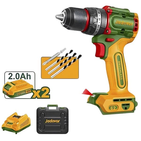 Parafusadeira 1 2 Bateria Jadever 62N 50