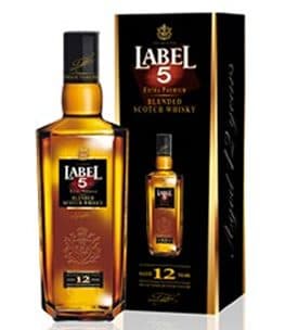 Beb Whisky Scootch Label 5 12 Anos 750ML