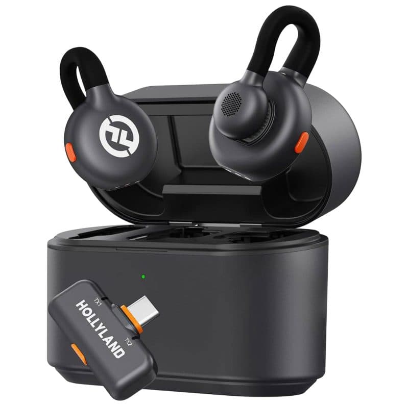 Microfone Lapela Wir Hollyland Lark M2S 2TX 1RX USB