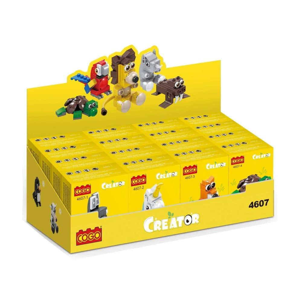 Bloques De Construccion Cogo Educativos Ensamblar Creator Mini Animals Surtidos