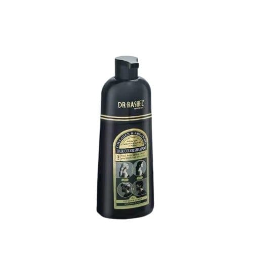 Shampoo Dr Rashel Collagen Argan Iol Hair Color Black 400ML