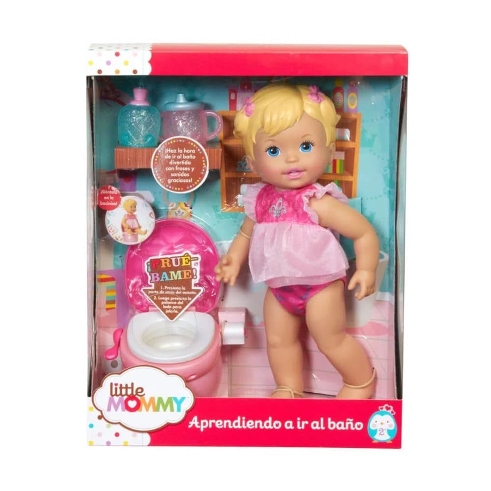 Muneca Little Mommy Aprendiendo Ir Al Bano