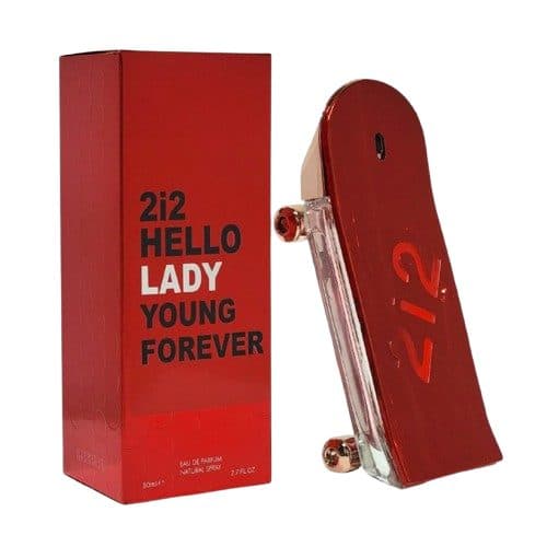 Cool 2I2 Hello Lady Young Forever Vermelho 80ML EDP