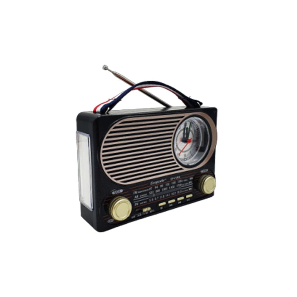 Radio Portatil Ecopower Champagne BT USB Sd Am Fm