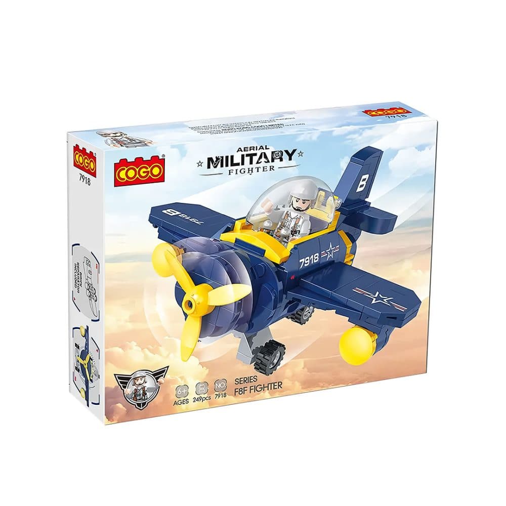 Bloques De Construccion Cogo Educativos Ensamblar Military Aerial 249 Piezas