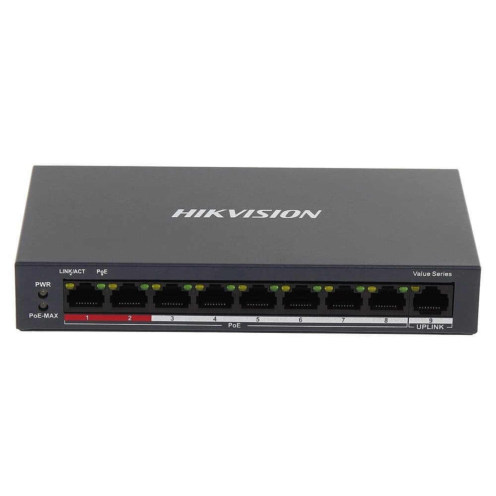Nintendo Hub Switch 8P Hikvision Poe 100GB