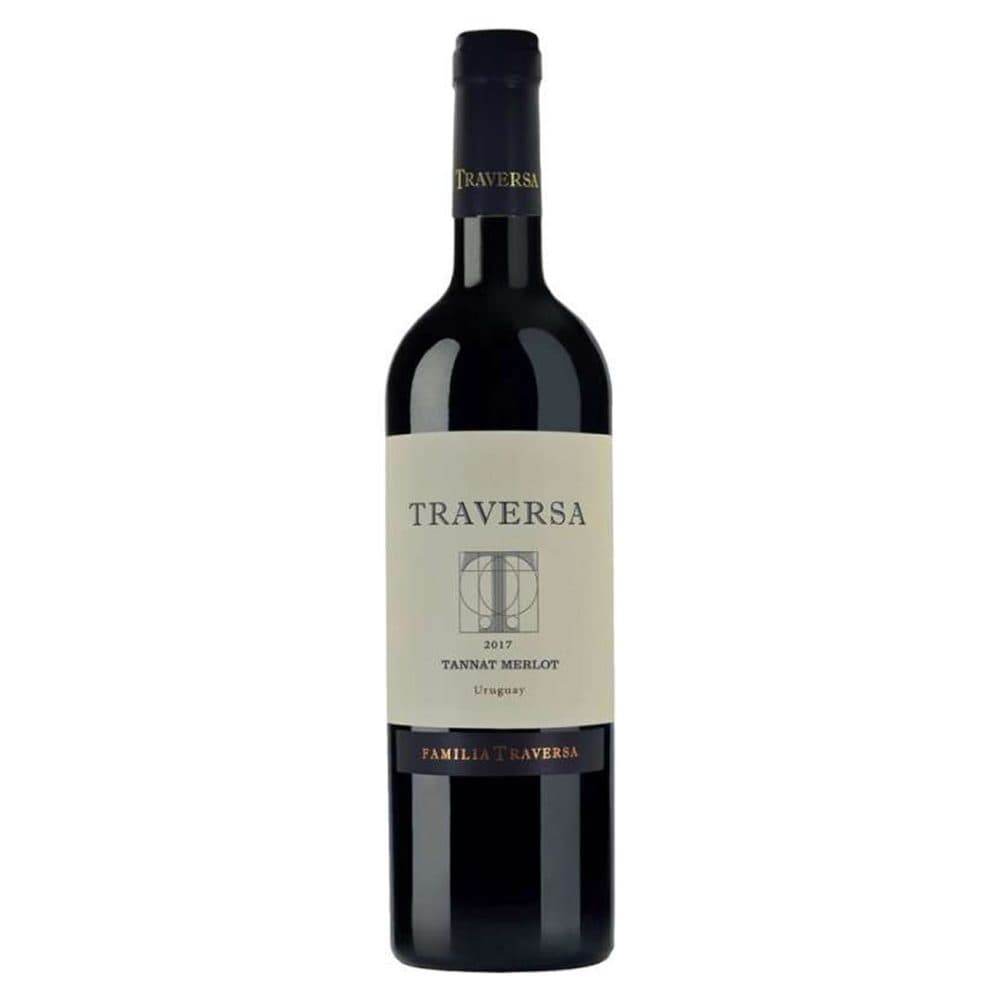 Vino Tinto Uruguayo Traversa Tannat Merlot 750ML