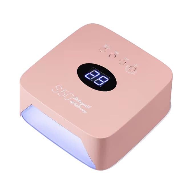 Secador De Unhas Cordless Rechargeablle Uv LED S50 110 Pink
