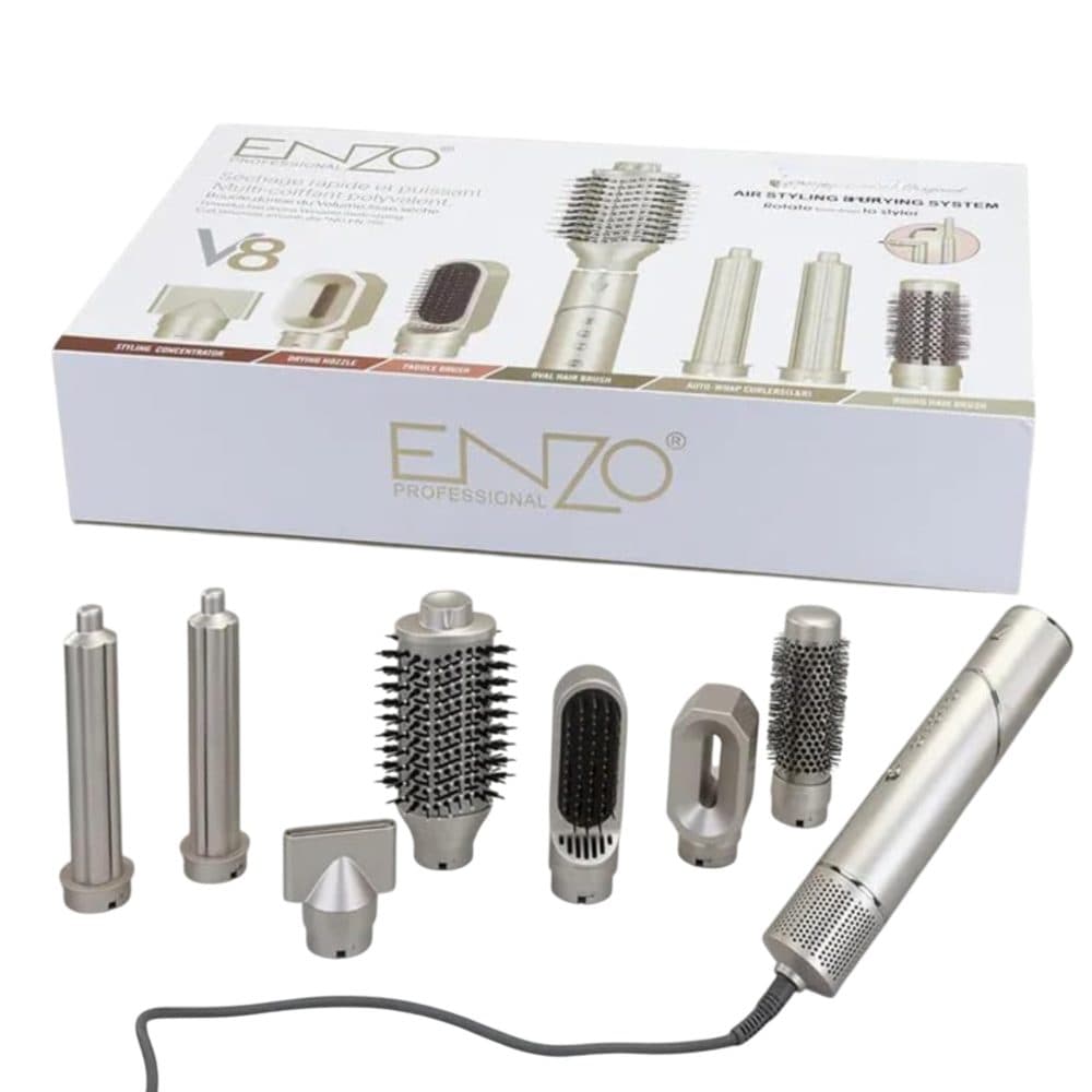Modelador Enzo Kit 8 Em 1 Cinza Dourado