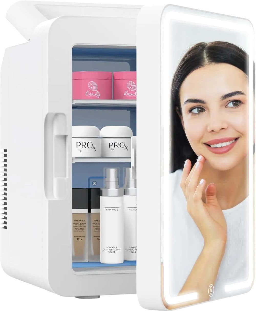 Refrigerador Para Cosmeticos L8 698 2 12L Espejos Branco