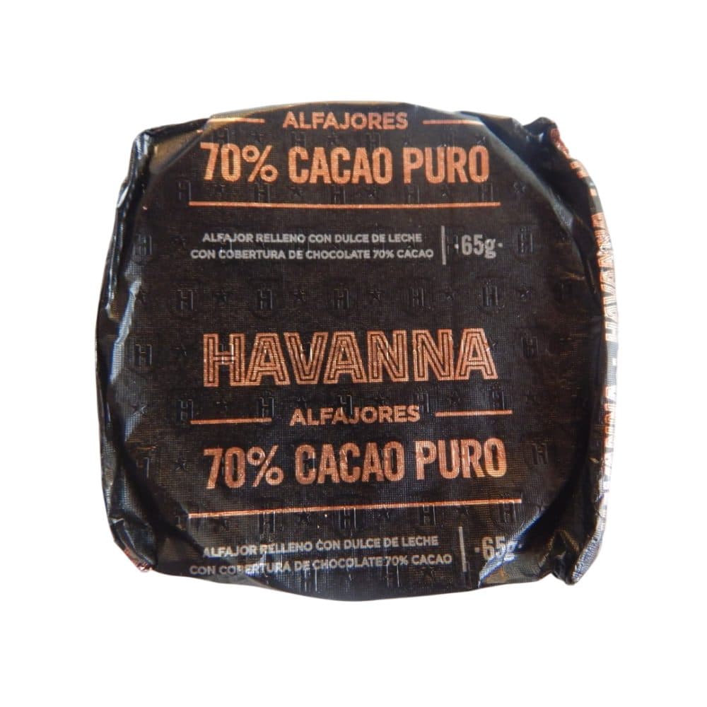 Alfajor Havanna 70 Cacao Puro 65G