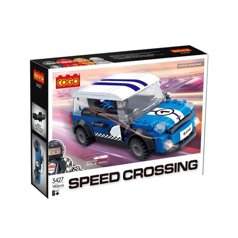 Bloques De Construccion Cogo Educativos Ensamblar Cool Racing 182 Piezas
