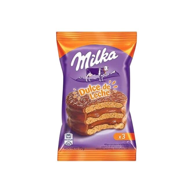 Alfajor Milka Super Doce De Leite 70G