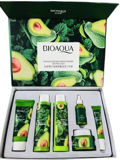 Kit Skin Bioaqua Avocado Bouncy Moisturizing 6PCS
