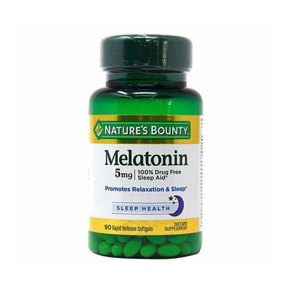 Vitamina Nature Bounty Melatonina 5MG 90 Capsulas