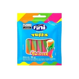 Goma Fini Regaliz Tubes Twister Frutas Silvestre Nata 350G 10PEA As