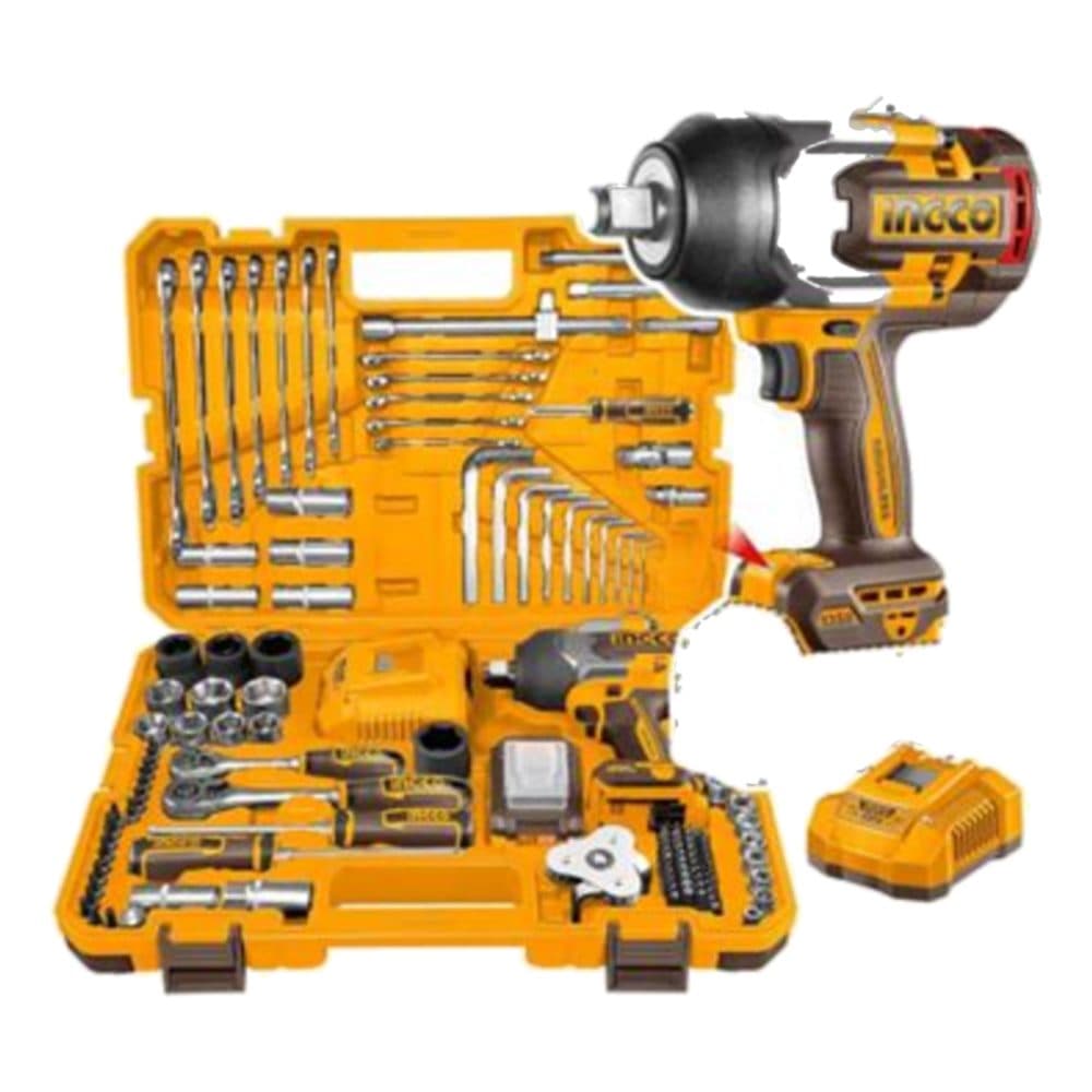 Kit Chave De Impact 3 4 Ingco 126PCS 1BAT