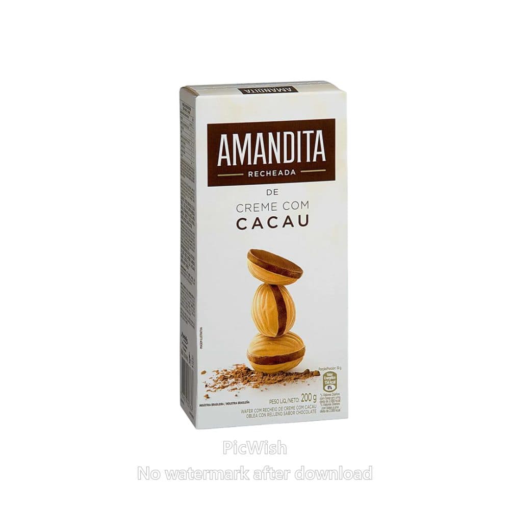 Chocolate Amandita Recheada De Creme Cacau 200G