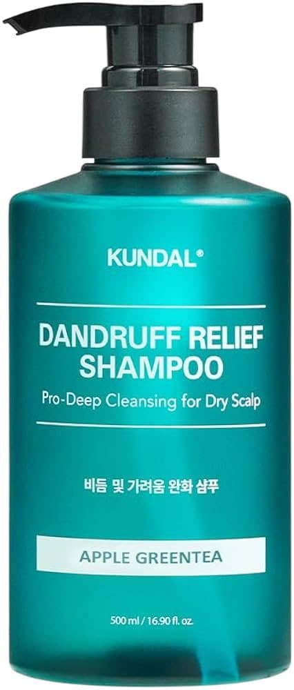 Shampoo Kundal Anticaspa Dandruff Apple Greentea 500ML