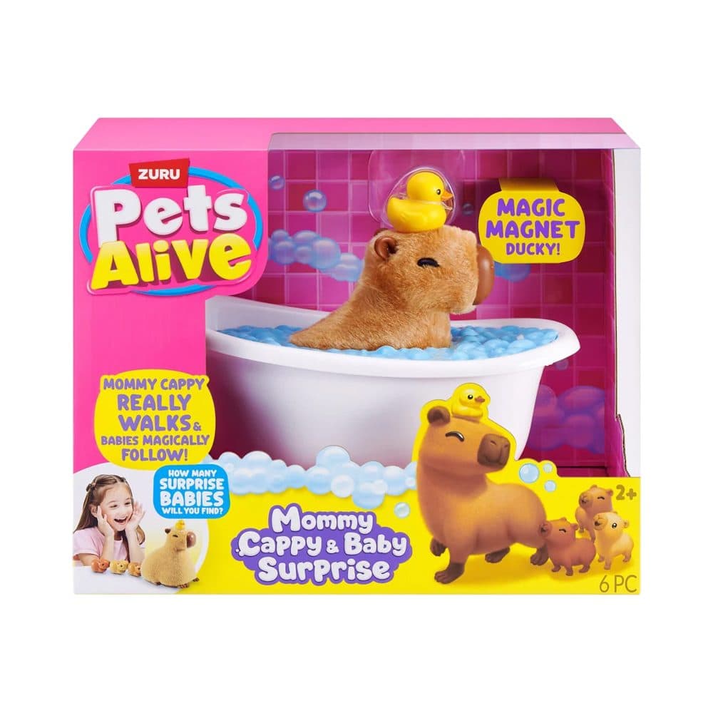 Brinquedo Zuru Pets Alive Mommy Cappy Baby Surprise