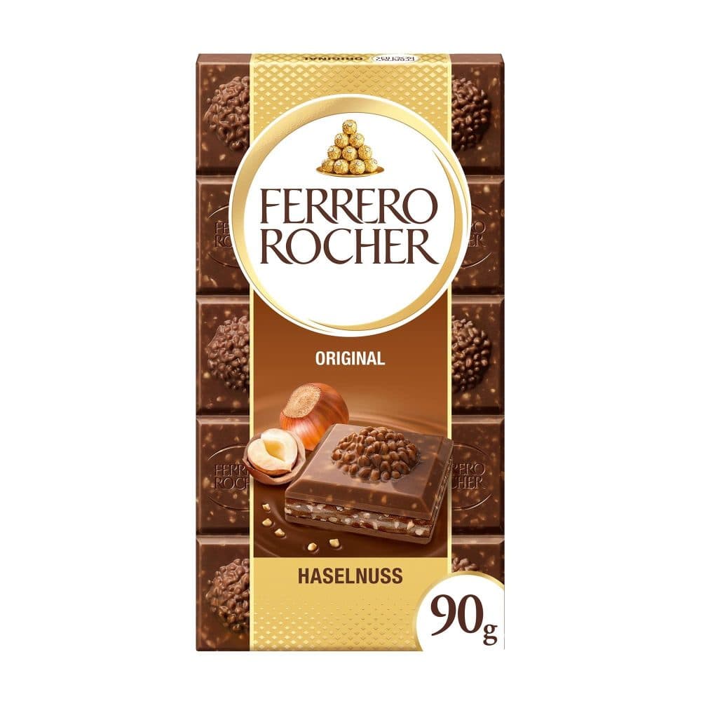 Chocolate Ferrero Rocher Barra 90G