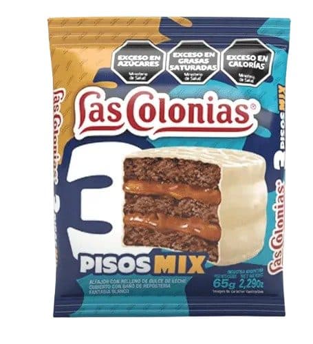 Alfajor Las Colonias Chocalete Pisos Mix 65G