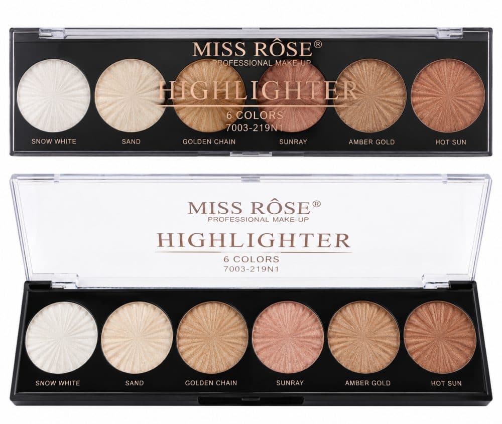 Iluminador Miss Rose 6 Cores