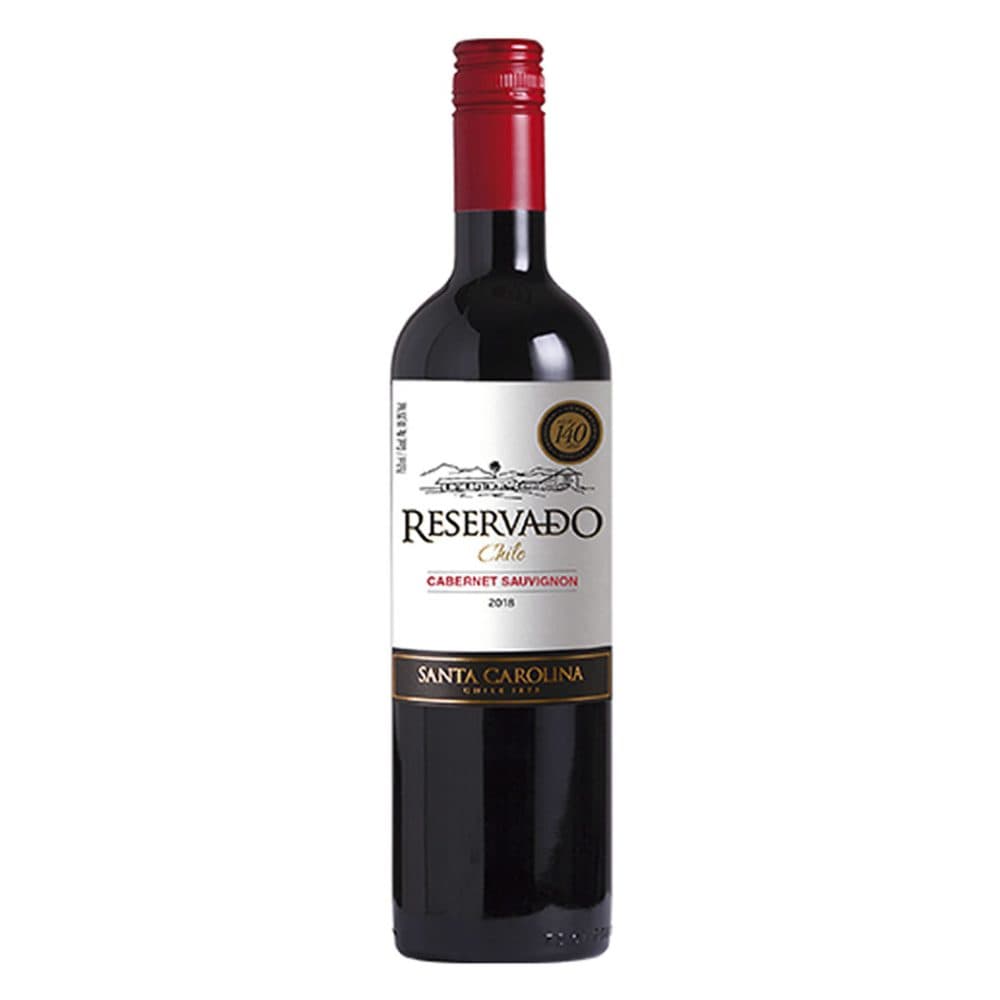 Vino Tinto Chileno Santa Carolina Dulce Reservado Cabernet Sauvignon 750ML