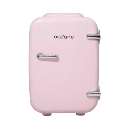 Refrigerador Para Cosmeticos L8 698 12L Espejos Rosa