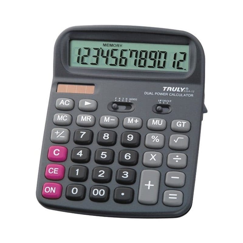 Calculadora Truly 12 12 Dig Grande