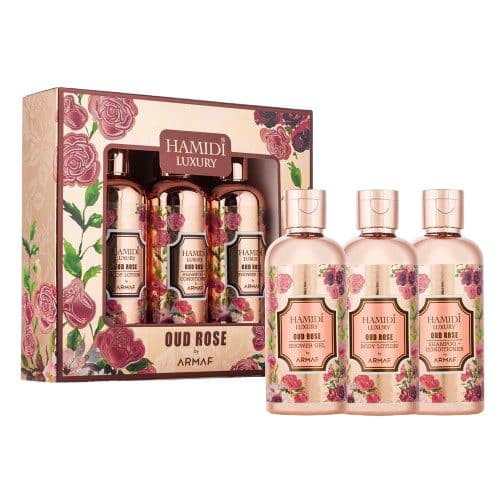 Kit Hamidi Luxury Oud Rose Shower Gel Shamp Cond 95ML