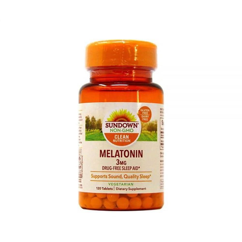 Vitamina Sundown Melatonin 3MG 120 Capsulas