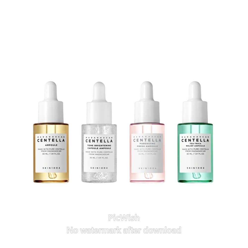Serum Facial Madagascar Centella Kit 4PCS Ampoule 30ML