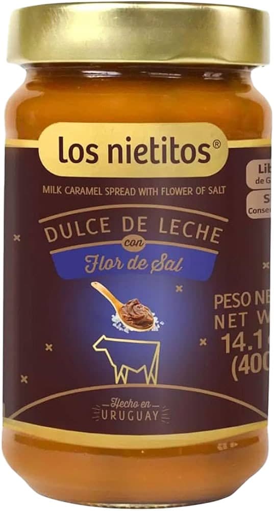 Doce De Leite Los Nietitos Flor De Sal Vidrio 400G