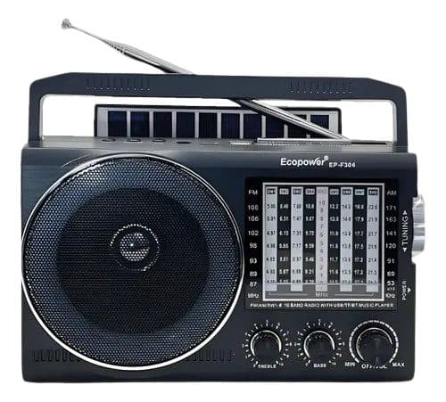 Radio Portatil Ecopower BT Sola